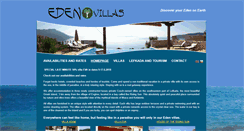 Desktop Screenshot of edenlefkada.com